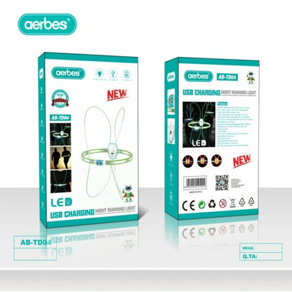Aerbes AB-TD04 USB Rechargeable Chest/Waist Night LED Running Light