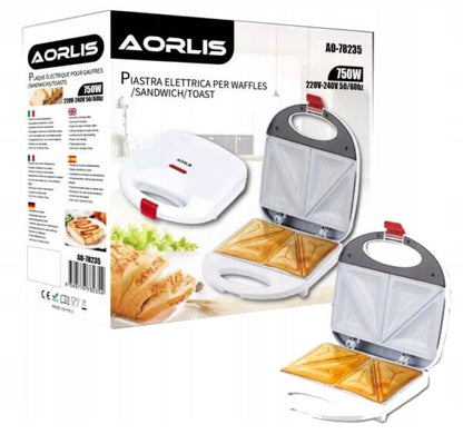 Aorlis AO-78235 Sandwich Maker Two Slice 220V