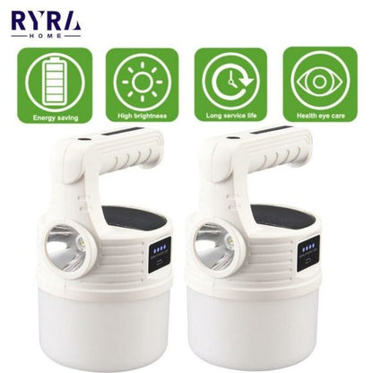 FA-518 Portable Rechargeable Solar Powered Camping Lamp