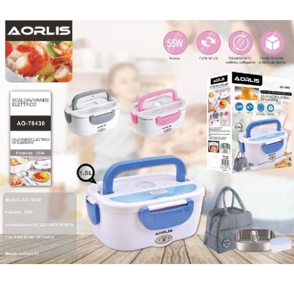 Aorlis AO-78430 Electric Lunch Box 55W 1.5L