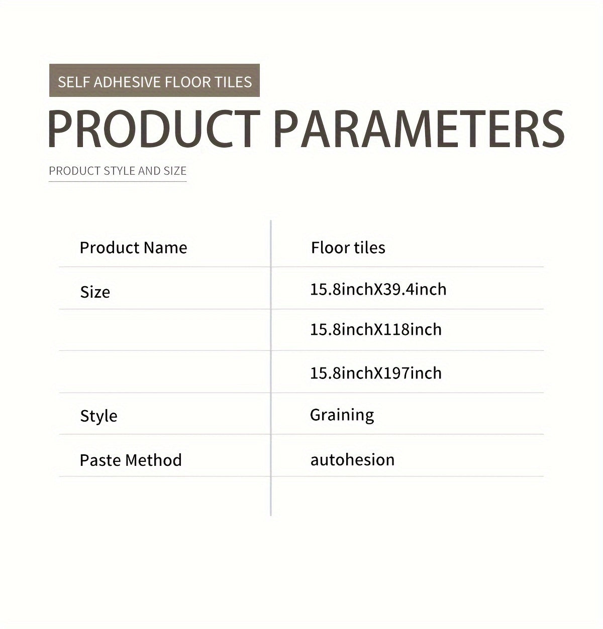 1pcs Self Adhesive Flooring Sticker  Thickened Crackle Renovation Home Decoration  Anti Slip Waterproof Wear Resistant Self Adhesive Flooring Sticker  Stair Lift Sticker  Tile Wooden Floor Sticker  Kitchen Bathroom Stair Floor Sticker