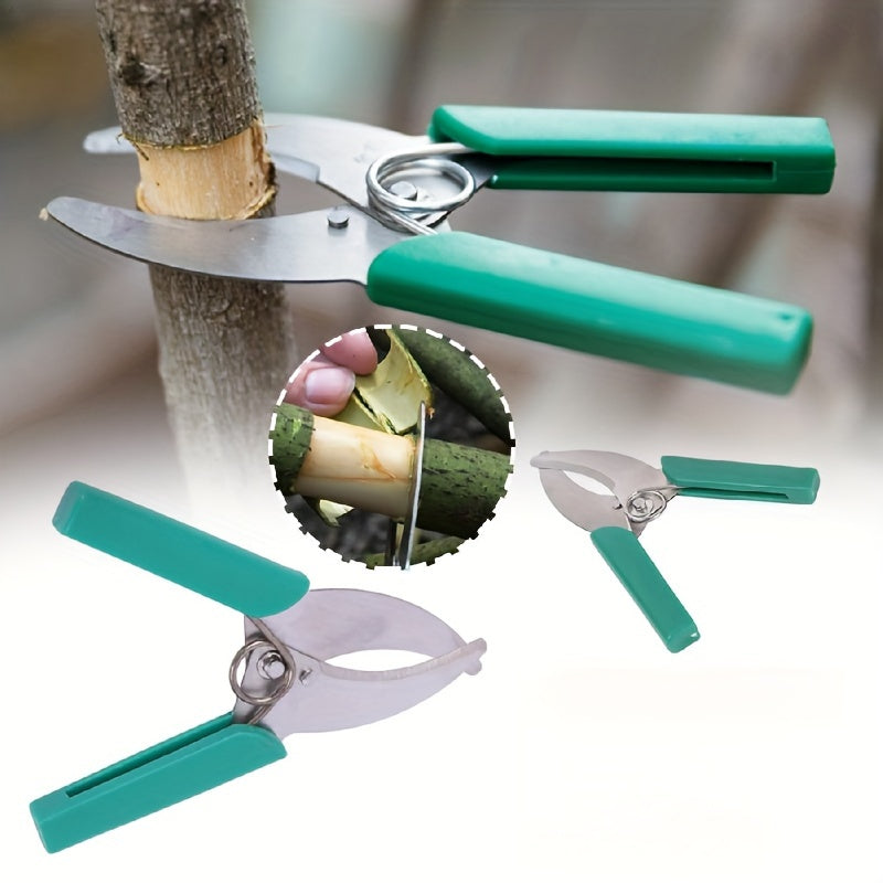 Professional Stainless Steel Grafting Tool with Bark Cutter & Ring Knife   Heavy Duty Pruning Scissors for Fruit Trees  Vines  and Ornamental Plants  Durable Garden Shears For Orchard & Vineyard Maintenance  Classic Design  Ambidextrous Use