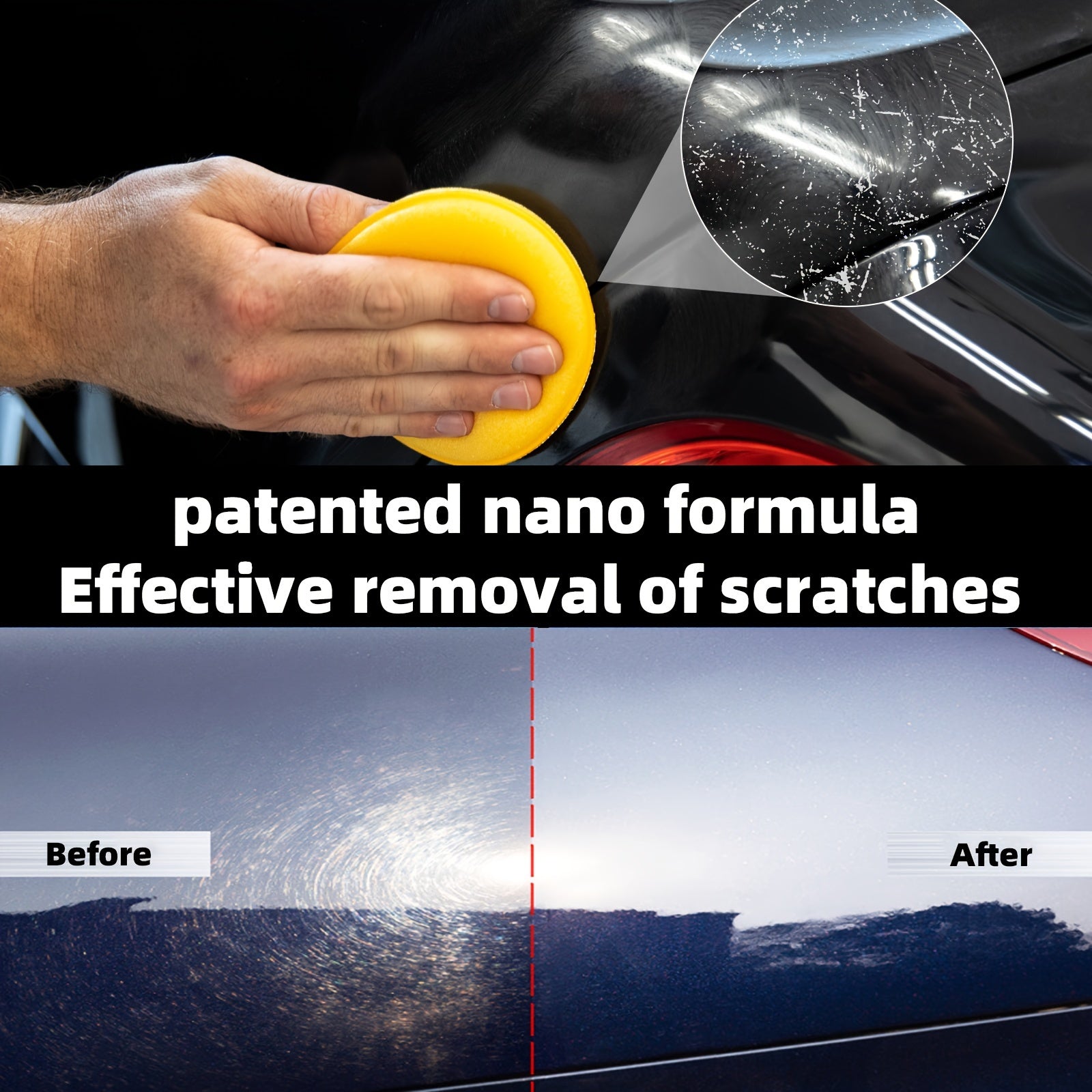 Scratch Remover  a Compound for Polishing And Restoring Car Paint  Eliminates Swirls And Imperfections While Enhancing The Shine of Glass  Steel  And Metal Surfaces   3.4 Ounces / 100 Milliliters