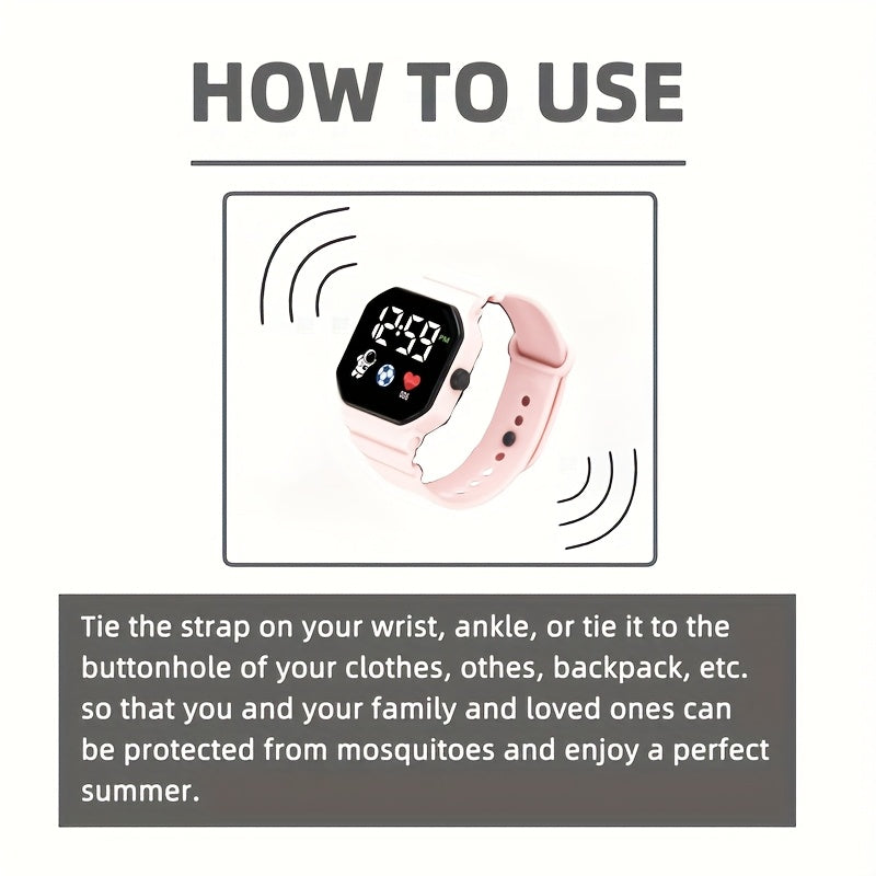 ( Physics Expel Mosquitoes) Home Mosquito Watch  Women's Expel Mosquitoes Bracelet  Outdoor Men's Interference with Mosquitoes Watch  Summer Expel Mosquitoes  Unisex  Comfortable to Wear  Non Toxic and Odorless  1pc