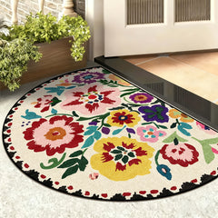 1Pc Extra Large Semi Circular Floor Mat Non Slip