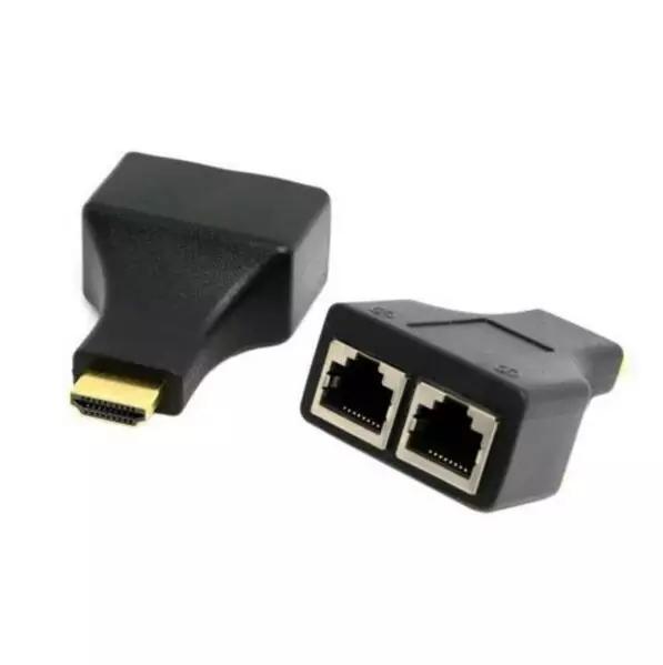 30M HDMI RJ45 CAT5e CAT6 UTP LAN Ethernet Extender HD 1080P 3D HDTV