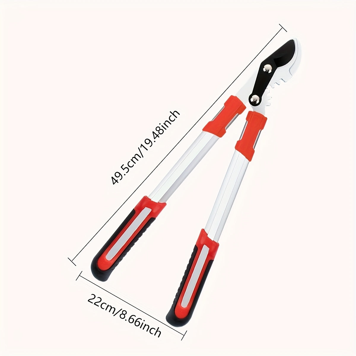 1 Heavy Duty Pruning Shears   Long Handle  High Precision for Tall Branches and Hedges – Sharp SK5 Alloy Steel Blade with Ergonomic Comfort Grip Suitable as Fruit Tree Trimming Garden Scissors on Strong Stems  Long Pruning Shears  Tree Pruner with Extendi