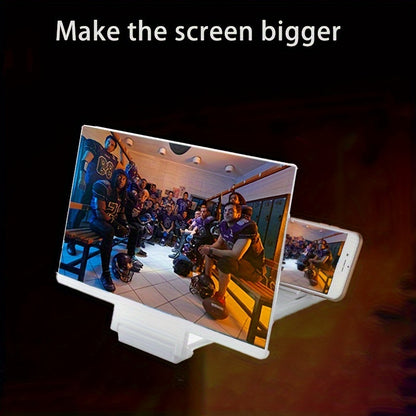 30.48 Cm 3D Mobile Phone Screen Magnifier HD Video Amplifier Stand Bracket With Movie Game Magnifying Folding Desk Holder