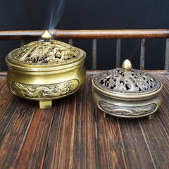 1pc  Dragon and Phoenix Incense Burner  Elegant  Suitable for Meditation  Yoga  Tea Space and Home Decoration   Perfect Gift for Relaxation and Spiritual Practice  Meditation Accessories | Modern | Multifunctional Dragon and Phoenix Design  Ideal for Than