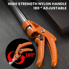 AIRAJ Heavy Duty Retractable Pruning Shears with Extended Pole   1m/39" Reach  Stainless Steel Garden Shears with Shock Absorbing Ergonomic Handles for Tree Trimming  Hedge  Shrub  Fruit Trees   Professional & Home Gardening Tools  Garden Pruning Shears