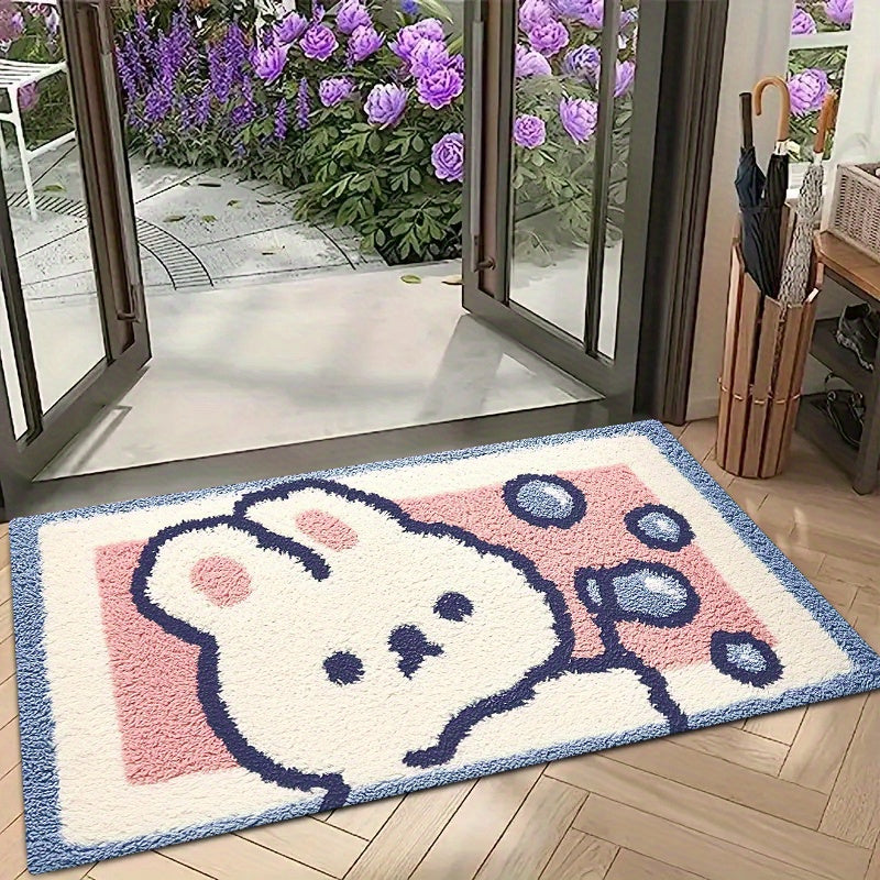 Luxurious Fluffy Bathroom Mat Kitchen Bathtub Sink And