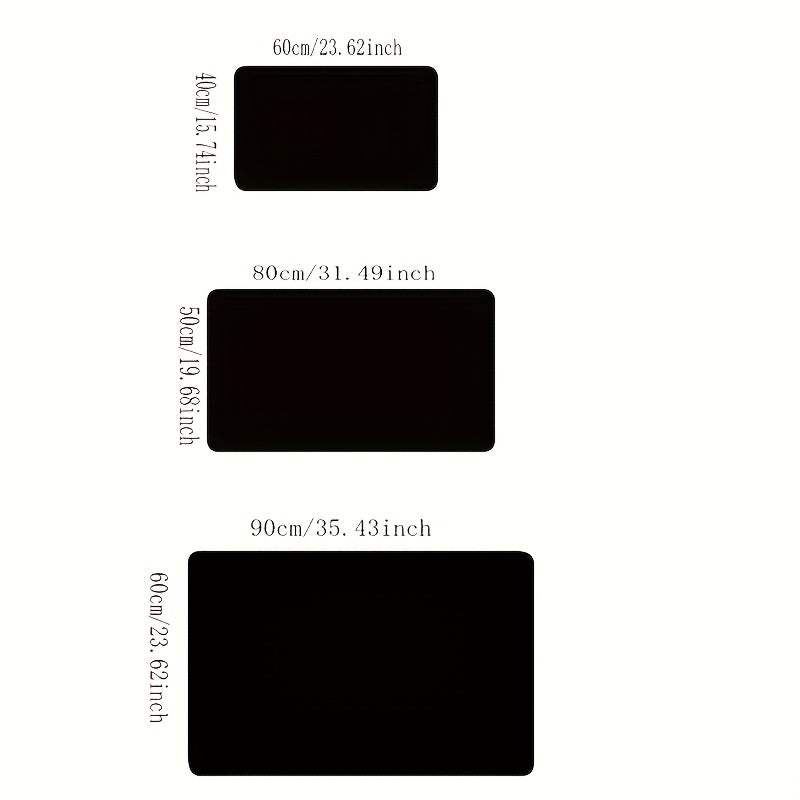 1 Serene Bamboo Bath Mat   Natural Beige Bamboo with Green Stems  Featuring a Soft Blanket Texture And a Non Slip Polyester Backing  Perfect for Bathroom Decor  Bath Mat | Tranquil Design | Soft Textured Mat