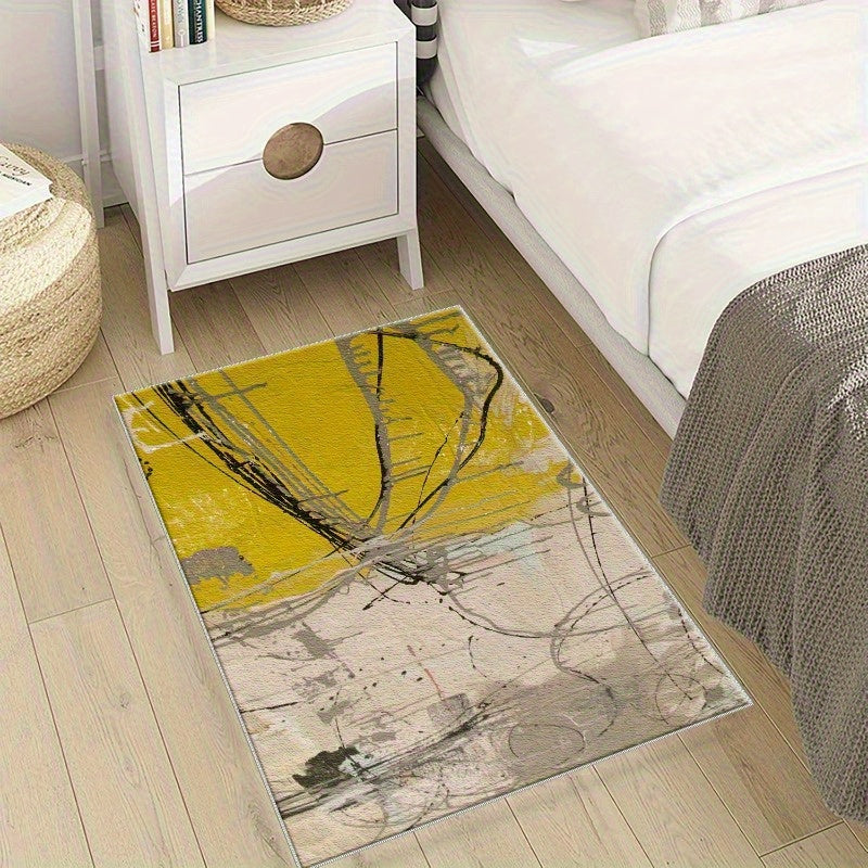 1Pc Modern Abstract Welcome Mat Non Slip Indoor/Outdoor Door