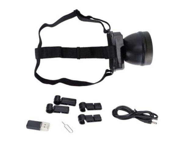 Outdoor Full HD 1080P Camera with Headlamp 4000mAh Battery