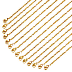 1pc Plated 316L 316 316L 316 316L Stainless Steel Necklace   2mm Wide  17.72/21.65 Inch  Fashionable Unisex Jewelry for Daily Wear & Gifting  Washable  Ideal for Men & Women  Everyday Jewelry|Fashionable Necklace|Durable Jewelry  Necklace/chain For Men  M