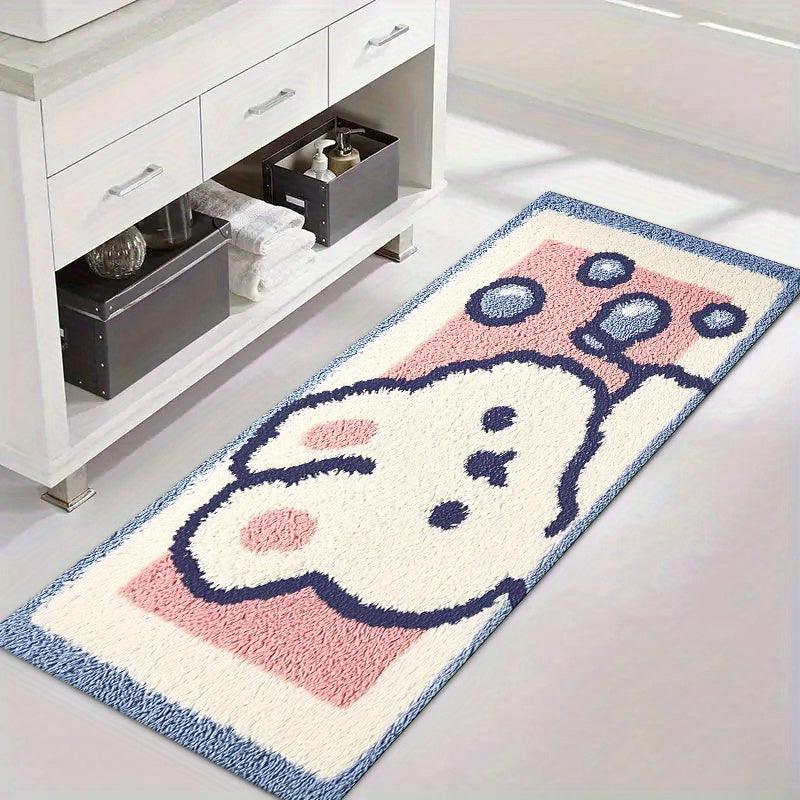 Luxurious Fluffy Bathroom Mat Kitchen Bathtub Sink And