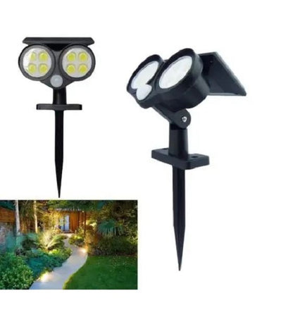 FA-1906B Solar Powered Cob Light Wall And Garden Lamp 200lm