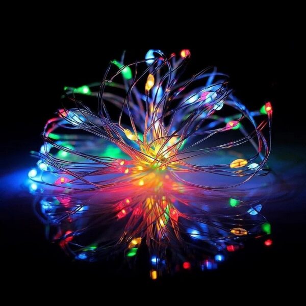 ZYF-89 Copper Wire Battery Operated Fairy Light RGB 5M