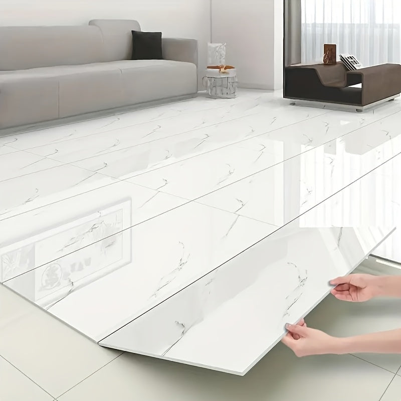 31pcs Modern Style PVC Self Adhesive Thick Floor Stickers   Easy to Peel and Stick   Waterproof Flooring Patch   for Bedroom Living Room Kitchen Bathroom