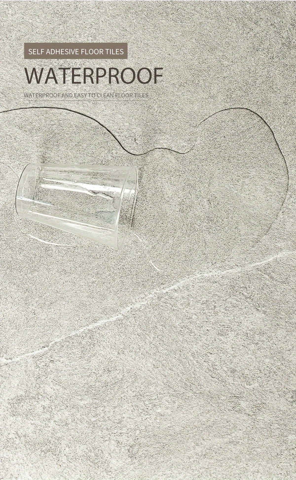 1pcs Self Adhesive Flooring Sticker  Thickened Crackle Renovation Home Decoration  Anti Slip Waterproof Wear Resistant Self Adhesive Flooring Sticker  Stair Lift Sticker  Tile Wooden Floor Sticker  Kitchen Bathroom Stair Floor Sticker