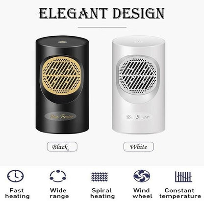 XF0792 Portable Elegant Table Unit Heater White