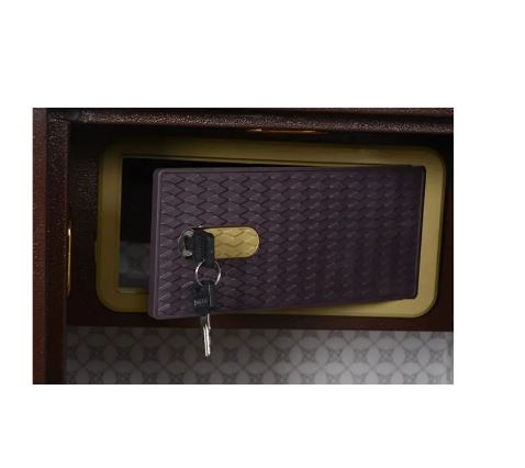 XF0739 AL-520 Safe On Wheels with 2 Keys + Combination Lock Safe Size 41cmx 34cm x 56cm