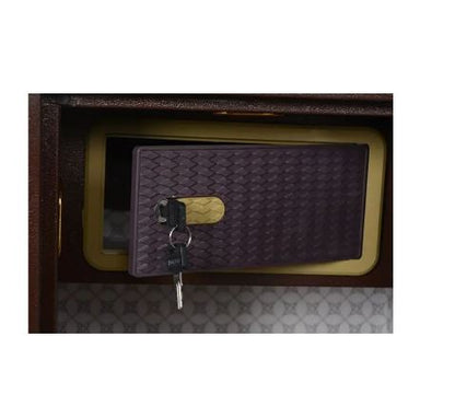 XF0740 AL-620 Safe On Wheels With 2 Keys + Combination Lock Safe Size: 41cmx 34cm x 62cm