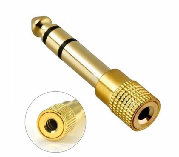 6.5mm Male to 3.5mm Female Audio Adapter Pack Of 100