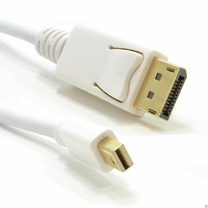 Mini DisplayPort Male Plug to Display Port Plug