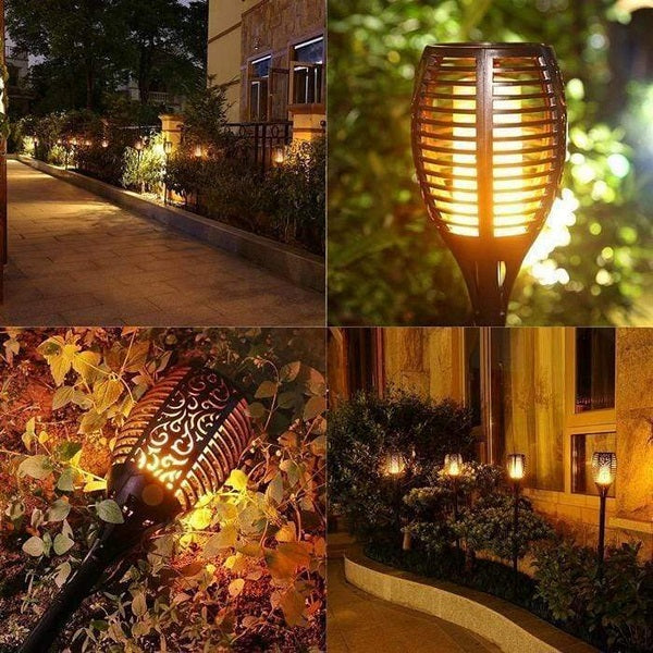 Aerbes AB-TY62 Solar Powered Flame Garden Light