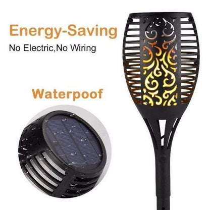 Aerbes AB-TY62 Solar Powered Flame Garden Light