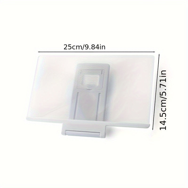 30.48 Cm 3D Mobile Phone Screen Magnifier HD Video Amplifier Stand Bracket With Movie Game Magnifying Folding Desk Holder