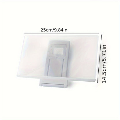 30.48 Cm 3D Mobile Phone Screen Magnifier HD Video Amplifier Stand Bracket With Movie Game Magnifying Folding Desk Holder