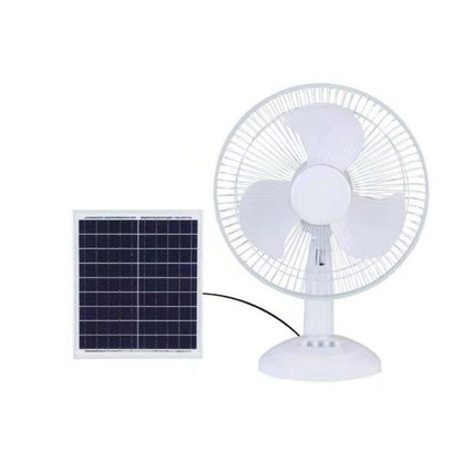 Jiageng JG20375107 Rechargeable Solar Powered Fan 10W 12 Inch