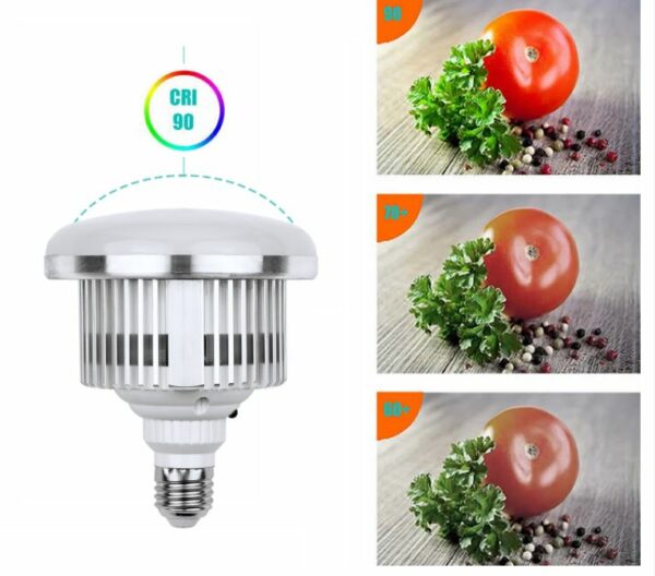 SE-180 Photographic Lighting LED E27 Bulbs With Remote Control Remote 85W