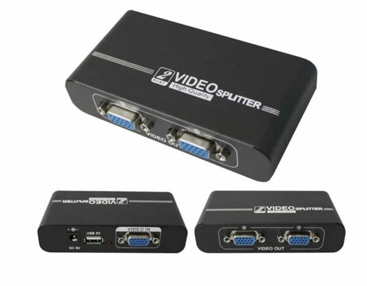 102A 2 Port VGA Splitter 550MHz