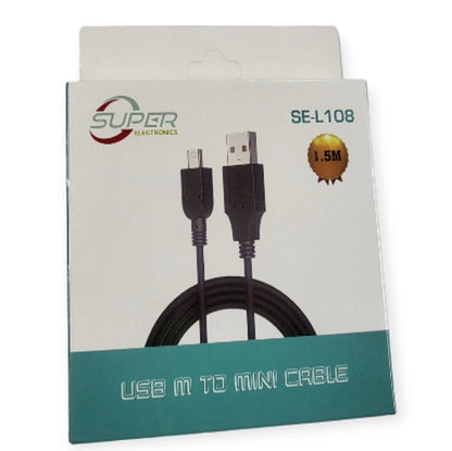 SE-L108 USB To Mini USB Cable 1.5m