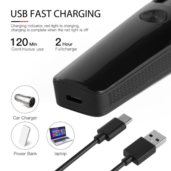 Aerbes AB-LF04 Professional Rechargeable Electric Hair Clipper With Digital Display