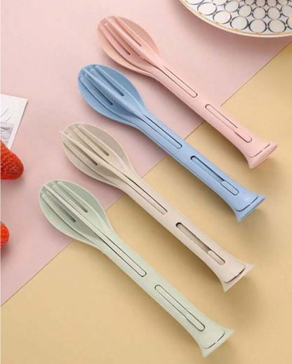 Dinnerware Sets Fork Spoon Knife Set Utensil 4 In 1