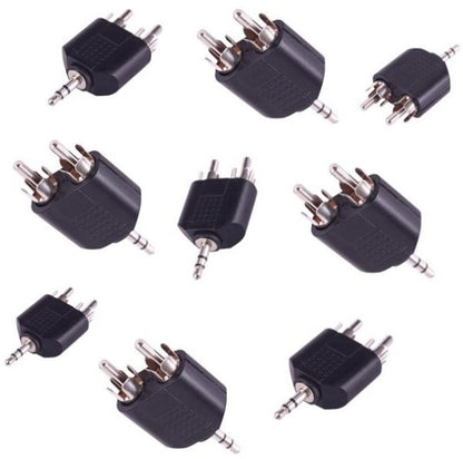 3.5mm To Dual RCA Adapter Pack Of 100