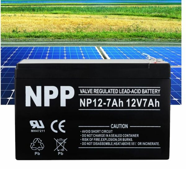 MH47211 LED Acid Battery 12V DC 7AH