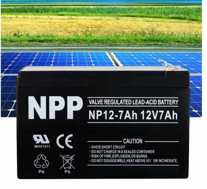 MH47211 LED Acid Battery 12V DC 7AH