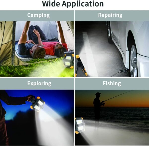 Aerbes AB-Z994 Adjustable Foldable Double Outdoor Floodlight