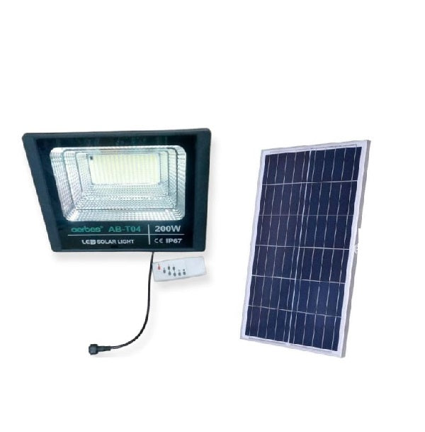 Aerbes AB-T04 LED Solar Powered Floodlight With Remote Control 200W