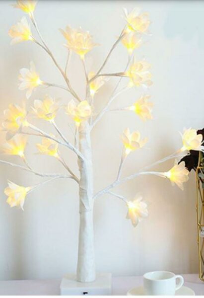 SE-100 D-8 60cm Wired Decorative Tree Table Lamp