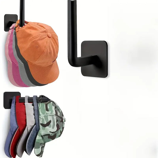 1pc Fashion Wall Mount Hat and Key Hooks Easy Install Self-Adhesive Space-Saving Versatile Organizer for Home and Dorm