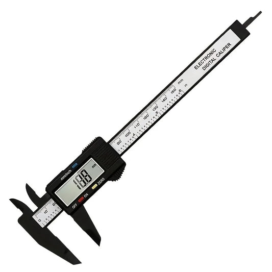 1pc Digital Caliper&nbsp; with LCD Screen Triangular Scale Ruler Electronic Micrometer Measuring Tool High Precision Carbon Fiber Plastic Construction