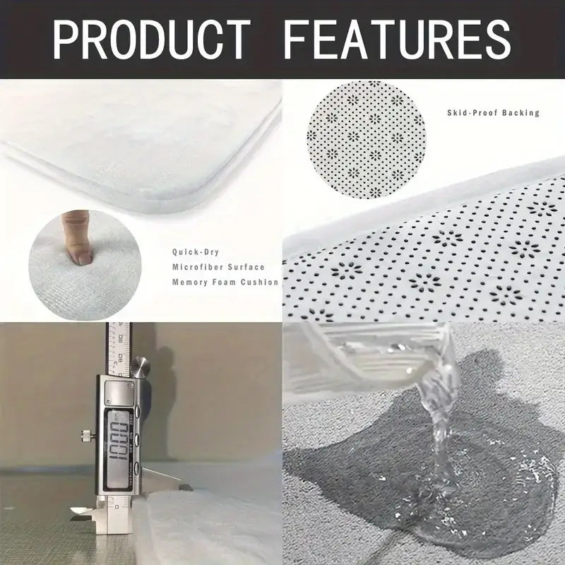 1Pc Bohemian Style Outdoor Mat Retro Sun Doormat Washable