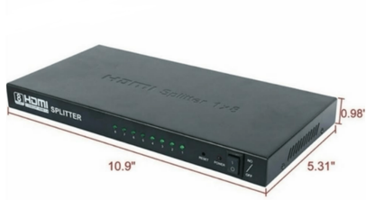 SE-L67 HDMI Splitter With 8 Ports UHD 4K x 2K