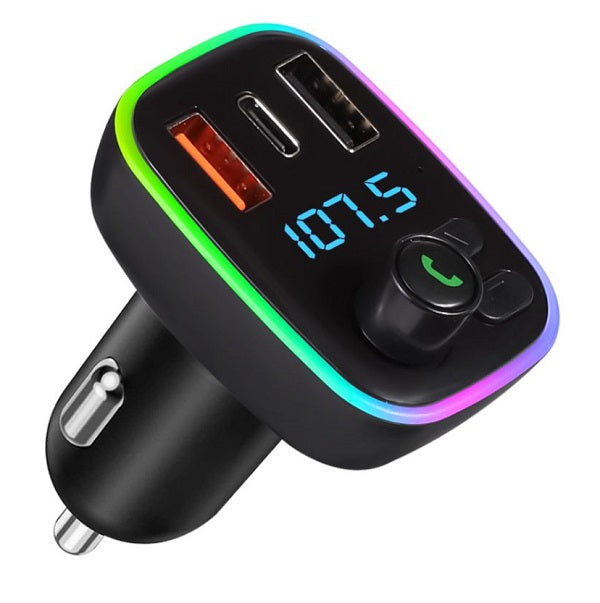 MP3-2 Car FM Modulator And MP3 Player with 2USB + PD Fast Charging
